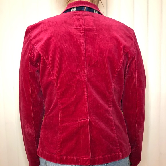 NEVER WORN!! American Eagle Red denim jacket - Picture 4 of 4